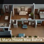 5 Marla House Map Bahria Town