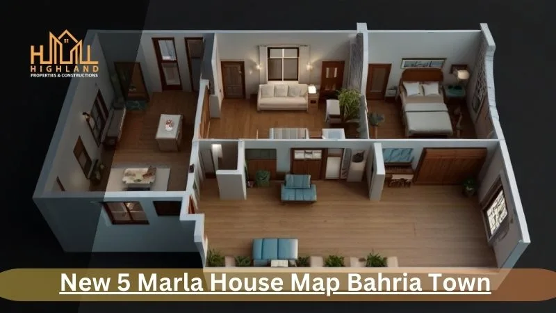 5 Marla House Map Bahria Town