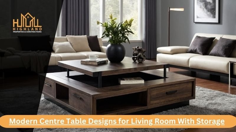 Modern Centre Table Designs for Living Room With Storage