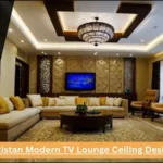 Pakistan Modern TV Lounge Ceiling Design