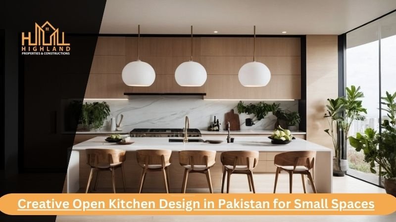 small open kitchen design in pakistan