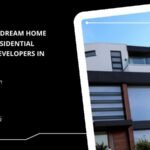 Modern luxury home design featuring large glass windows and sleek architecture, promoted by top residential property developers in Lahore. Contact Highland Constructions for Residential Property Development Lahore.