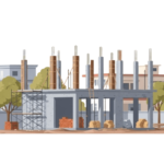 Grey Structure Construction in Park View City Lahore