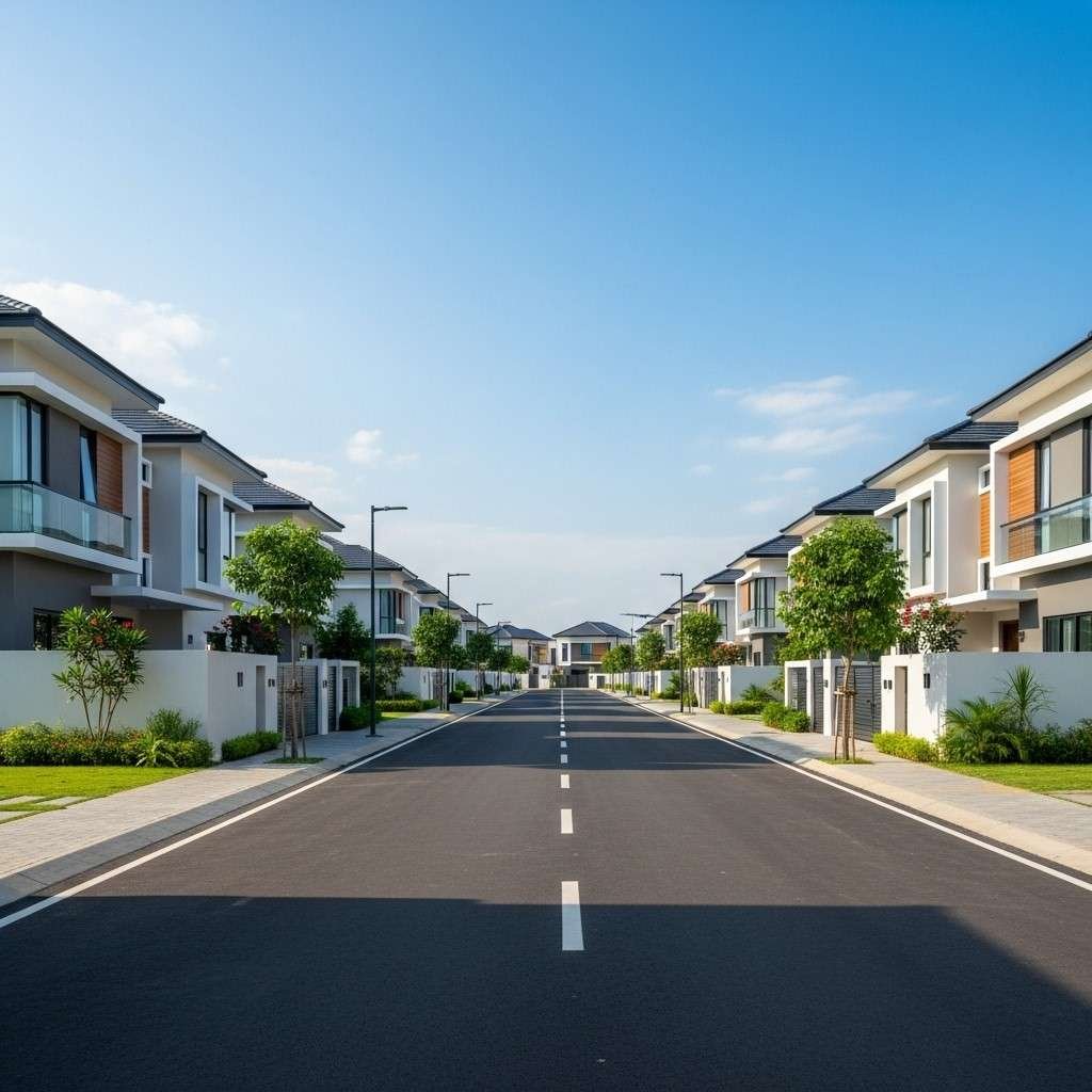 Spacious Roads & Plot Planning