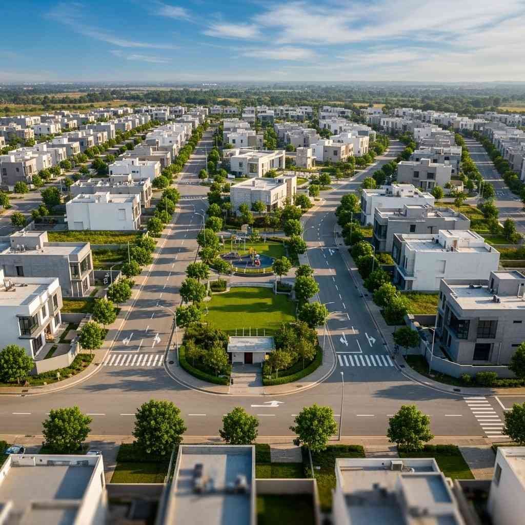 Smart-Roads-&-Efficient-Plot-Design