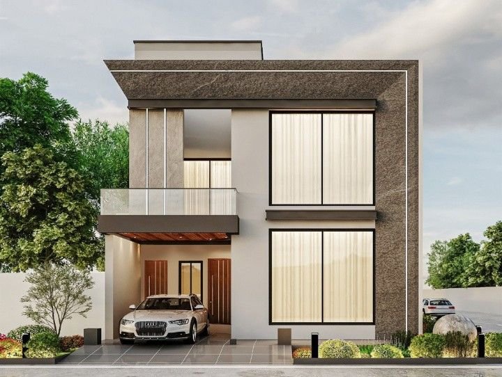 Modern 5 Marla House in Bahria Town Lahore Highland