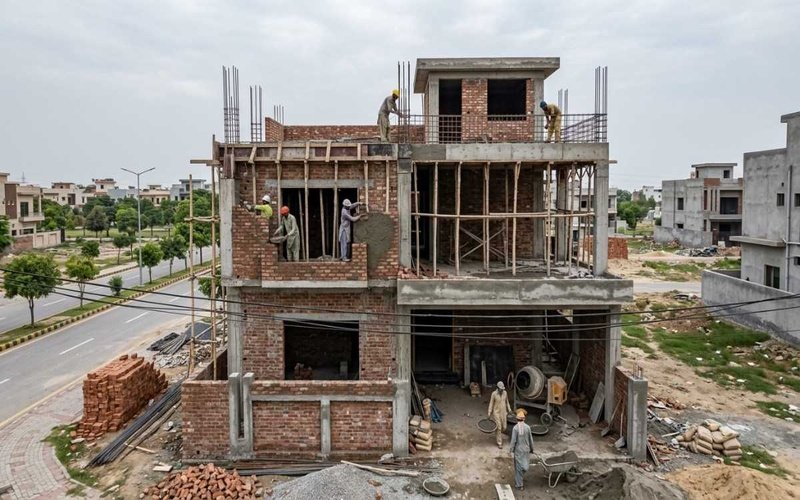 Grey Structure Construction Services in Bahria Town Lahore