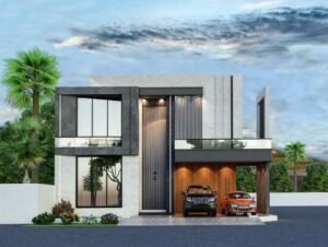 14 Marla Architectural Design Project Ghaznavi Block Bahria Town Lahore