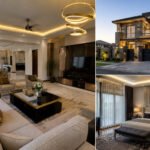 Modern luxury home design showing living room, bedroom, and exterior view with Furniture Solutions in DHA Lahore.