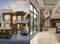Modern home showcasing Architectural & Interior Design in DHA Rahbar Lahore with elegant exterior and luxury interior.