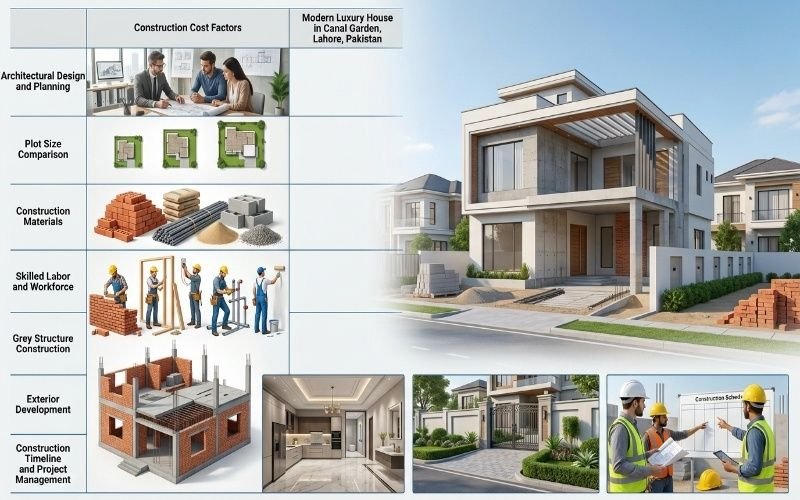 House Construction Cost in Canal Garden Lahore What Affects Your Budget