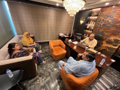 Project briefing for a construction project in Lahore